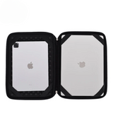 Black PU Leather Laptop Sleeve for MacBook – Shock-Resistant Zipper Case (13–16.2 Inch)