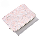 Floral Laptop Sleeve – Waterproof PU Protective Case with Botanical Print (11–15 Inch)