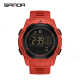 Sanda Multifunction Sports Digital Watch – Unisex Waterproof Pedometer & Calorie