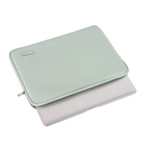 Basic PU Laptop Sleeve – Waterproof Case for 11–15" Devices, Unisex Solid Design