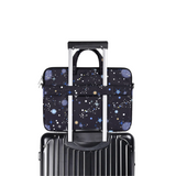 Waterproof Galaxy Laptop Bag – Fits 13" to 15" – Briefcase with Front Pocket