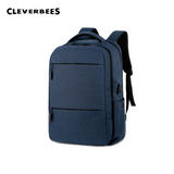 CLEVER BEES Men’s Multi-Purpose Business Laptop Backpack – USB Charging, Large Capacity
