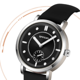 SANDA Women’s Silicone Quartz Watch – Fashion Analog Wristwatch with Luminous Hands