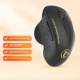 2.4G Wireless Ergonomic Mouse – 6-Button USB Optical Mouse for Office & Gaming