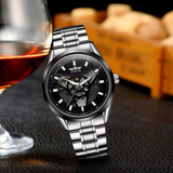 T-WINNER Automatic Mechanical Watch for Men – Stainless Steel Business Timepiece