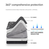 PU Leather Laptop Briefcase – Waterproof Bag with Classic Paisley Design (13 & 15 inches)