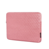 Geometric Laptop Sleeve – Waterproof PU Leather Case for 11–15" MacBook & More