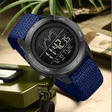 SANDA Digital Sports Watch – Multifunction Waterproof Student Watch with Nylon Strap