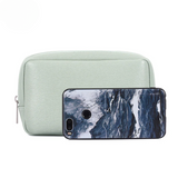 PU Leather Digital Storage Bag – Compact Accessories Organizer for Cables & Hard Drive