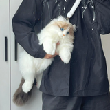 Plush Ragdoll Cat Backpack – Soft Toy Shoulder Bag for Girls' Gifts & Travel