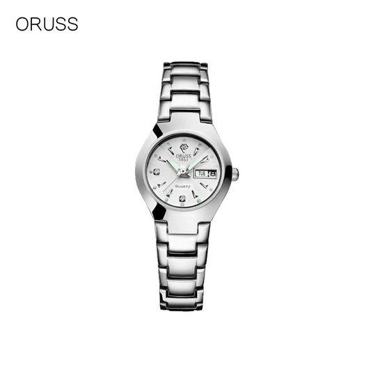 ORUSS Women's Quartz Watch – Slim Alloy Strap
