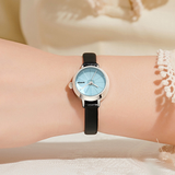 SANDA Women’s Quartz Watch – Leather Strap, 30M Waterproof Casual Watch