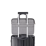 Colorblock Waterproof Laptop Bag – Fits 13" & 15" – Business Style with Front Pocket