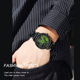 Sanda Classic Men’s Quartz Watch – Leather Strap, 30M Waterproof, Business Design