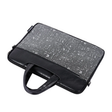 Art Line Printed PU Leather Laptop Briefcase – Waterproof Sleeve for MacBook & more (13–15" Inches)