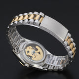 T-Winner Men's Classic Gold Mechanical Watch – Luxury Skeleton Watch