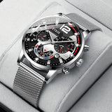 Men's Calendar Quartz Watch – Fashion Business Mesh Strap