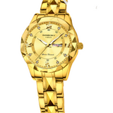 Banbony Women’s Round-Shaped Fashion Watch – Luminous Dual Calendar