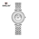 BELBI Women’s Diamond Bracelet Watch – Quartz Fashion Timepiece