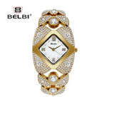 BELBI Women's Diamond-Studded Fashion Quartz Watch – Diamond Dial