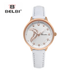 BELBI Women’s Classic Leather Quartz Watch – Fashion Timepiece