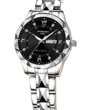 Banbony Women’s Round-Shaped Fashion Watch – Luminous Dual Calendar