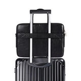 Business‑Grade Waterproof Laptop Briefcase – Shock‑Resistant with Front Pocket