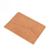 Minimalist PU Leather Laptop Sleeve – Shock-Resistant Case for MacBook (13.3"–16.2")