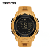 Sanda Multifunction Sports Digital Watch – Unisex Waterproof Pedometer & Calorie