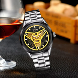 T-WINNER Automatic Mechanical Watch for Men – Stainless Steel Business Timepiece