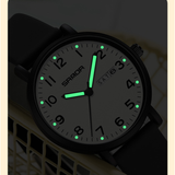 Sanda Waterproof Quartz Watch – Korean Style Silicone Sports Watch for Students