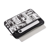 Retro Comic PU Laptop Sleeve – Shockproof & Wear-Resistant Newspaper Print (11–15 Inch)