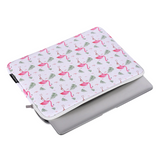 Waterproof 11"-15" Inch Laptop Sleeve – PU Leather Case for Lenovo & More, Flamingo Print