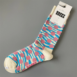 Unisex Colorful Cotton Crew Socks – Trendy Mid-Tube Fashion Socks for Spring & Autumn