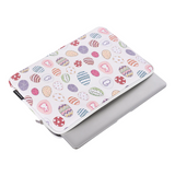 Easter Bunny Printed PU Leather Laptop Sleeve – Waterproof Case for 11–15 Inch Laptop