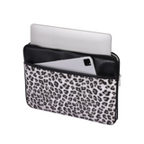 Leopard Print Laptop Sleeve – Shockproof PU Case for MacBook, Dell, Lenovo & More