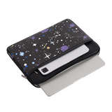Galaxy Print PU Laptop Sleeve – Shockproof Space Design Case (11–15 Inch)