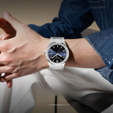 PRECIOUS DUKE Men’s Luminous Quartz Watch – British Style Band, Business Timepiece