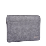 Vintage Laptop Sleeve – PU Case with Dual Zipper Compartments for 11–15" Devices