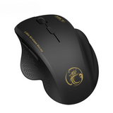 2.4G Wireless Ergonomic Mouse – 6-Button USB Optical Mouse for Office & Gaming