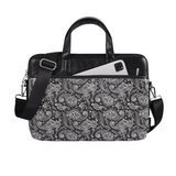PU Leather Laptop Briefcase – Waterproof Bag with Classic Paisley Design (13 & 15 inches)