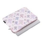 PU Laptop Sleeve with NK Monogram Print – Shock-Resistant Case for 11–15" Devices