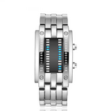 LED Dual-Line Iron Man Electronic Watch