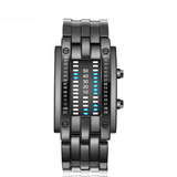 LED Dual-Line Iron Man Electronic Watch