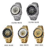 T-Winner Men’s Automatic Mechanical Watch – Hollow Dial, Luxury Timepiece