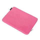 Textured Laptop Sleeve – Waterproof PU Case for 11–15" Devices, Crocodile Pattern