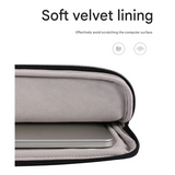 Black Quilted Laptop Bag 11–15" – PU Shock-Resistant Sleeve for Dell & More