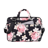Rose Printed Laptop Sleeve Bag – Waterproof, Shock-Resistant Floral Case for 13-15" Laptops