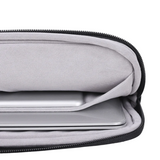 Waterproof Quilted PU Leather Laptop Sleeve – Shock-Resistant Case for 11–17" Laptops