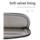 Black Laptop Sleeve with Crocodile Pattern – Waterproof, Shock-Resistant PU Leather Case